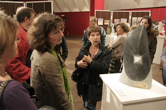 Exposition de petits formats et sculptures à Sannois.