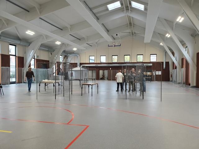 Salle avant l installation