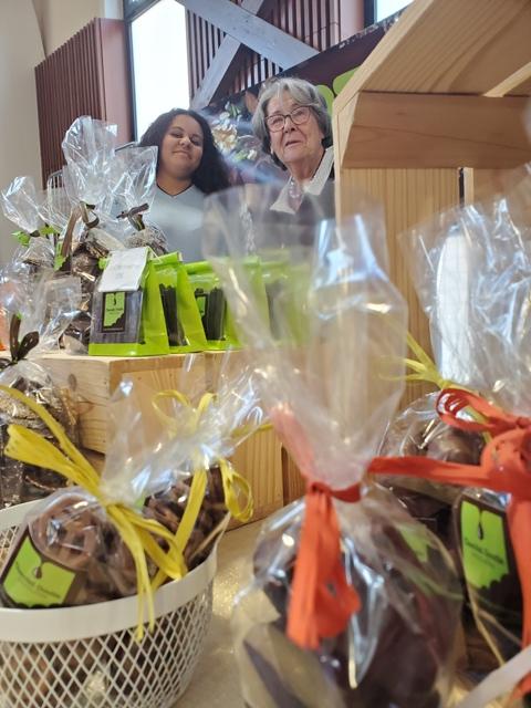 Stand de chocolat goutte